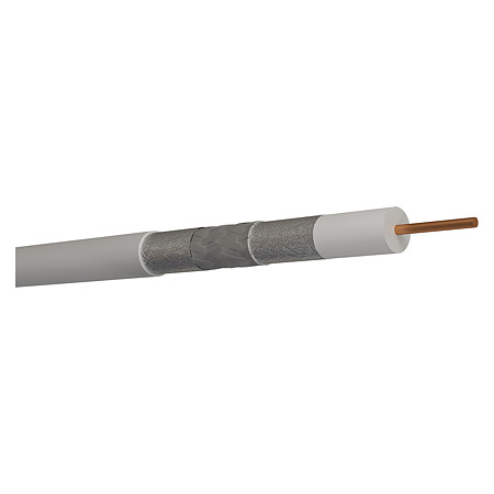 Cablu Coaxial Emos Cb Lszh Conductor Diametru Mm Alb