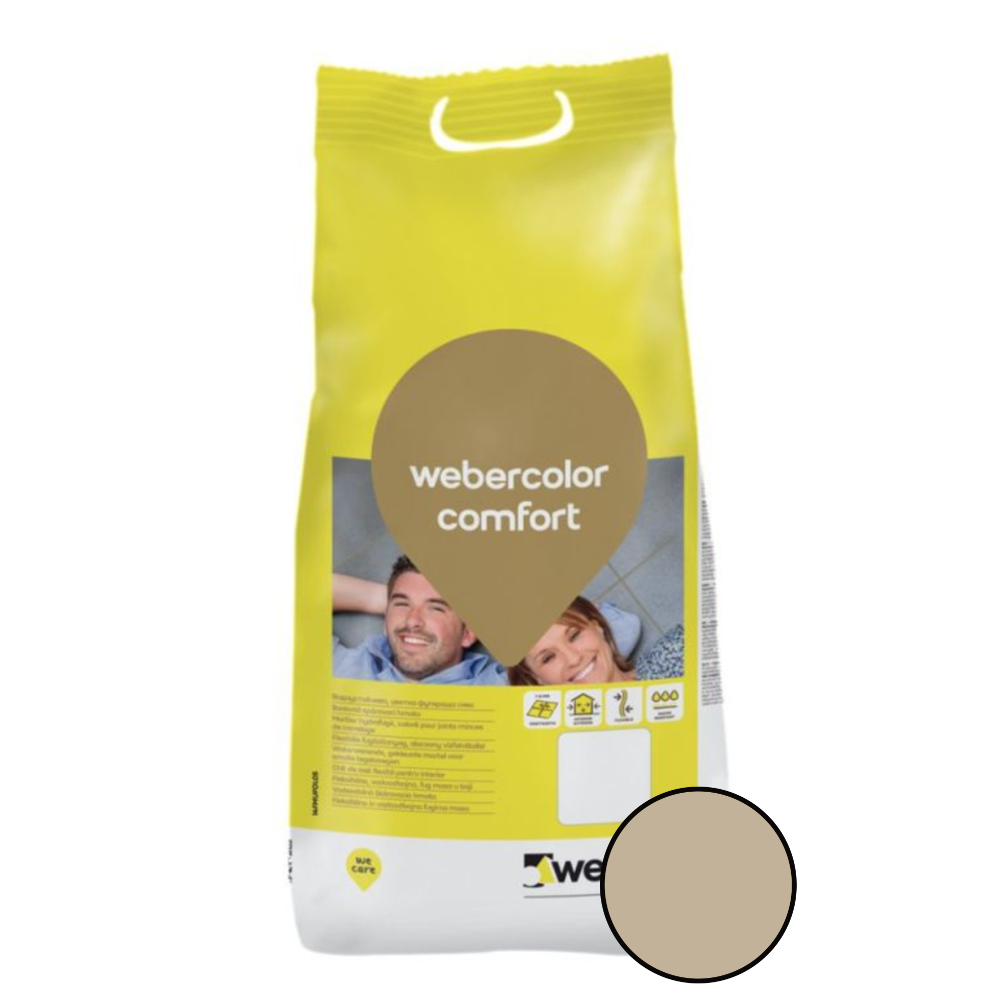 Chit de rosturi Weber Color Comfort interior/exterior Nutt 5Kg