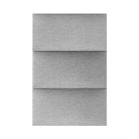 Panou decorativ tapitat, Simple KA16, gri, dreptunghi, 600 x 300 x 37 mm