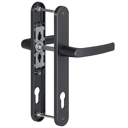 Maner usa PVC cu sild, aluminiu, antracit RAL 7016, 92 mm