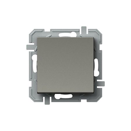 Intrerupator simplu Tem Logiq, titan, 10 A x 250 V Intrerupator simplu Tem Logiq, titan, 10 A x 250 V