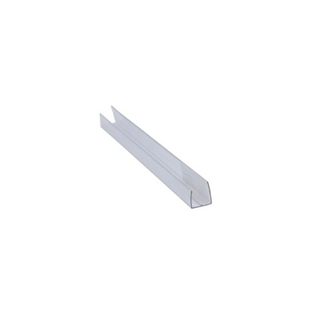 Profil U policarbonat transparent, grosime 8 mm, lungime 2.1 m