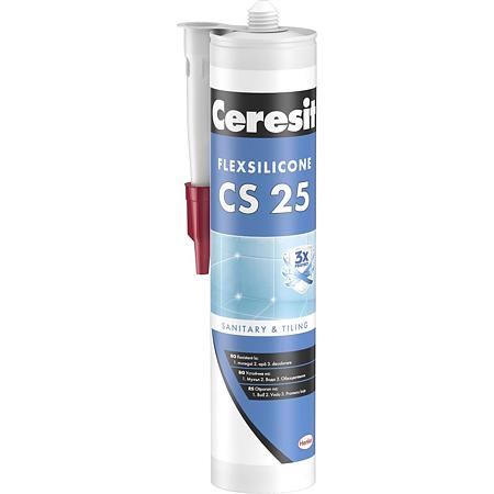 Silicon Sanitar Ceresit CS 25 interior/exterior, caramel, 280 ml