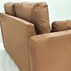 Canapea extensibila 2 locuri New Apartment, culoare ciocolata, 2 perne, model tip scandinav, 149 x 87 x 91 cm (Lxlxh)