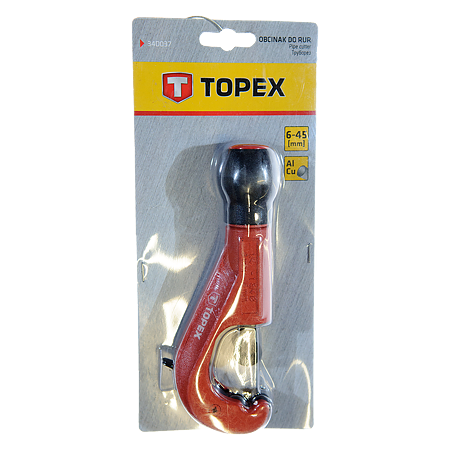 Cutter tevi de cupru si aluminiu, Topex 34D037, portocaliu + negru, 6 - 45 mm 