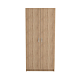 Dulap haine Baku, sonoma, 2 usi, cu bara si polita, 80 x 53.3 x 200.5 cm Dulap haine Baku, sonoma, 2 usi, cu bara si polita, 80 x 53.3 x 200.5 cm