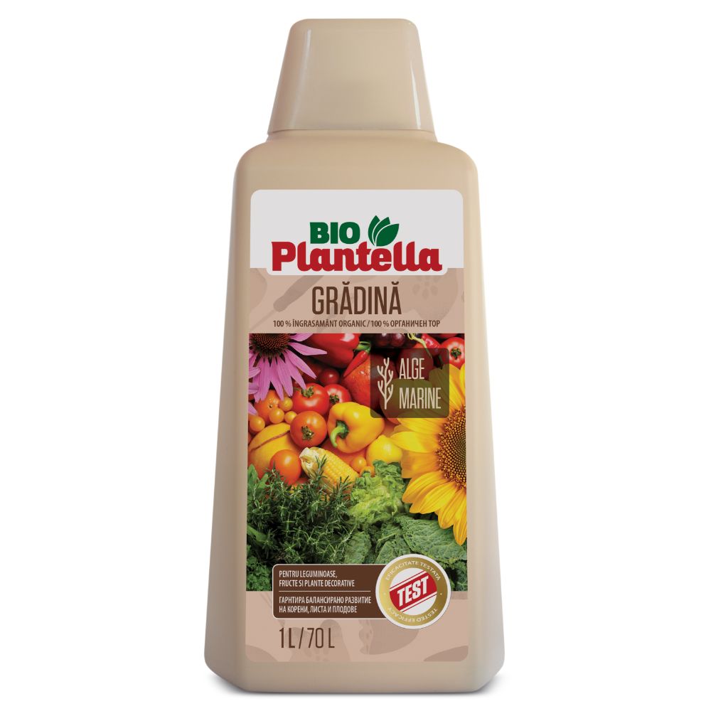 Ingrasamant Bio Plantella Garden, pentru gradina, 1 l