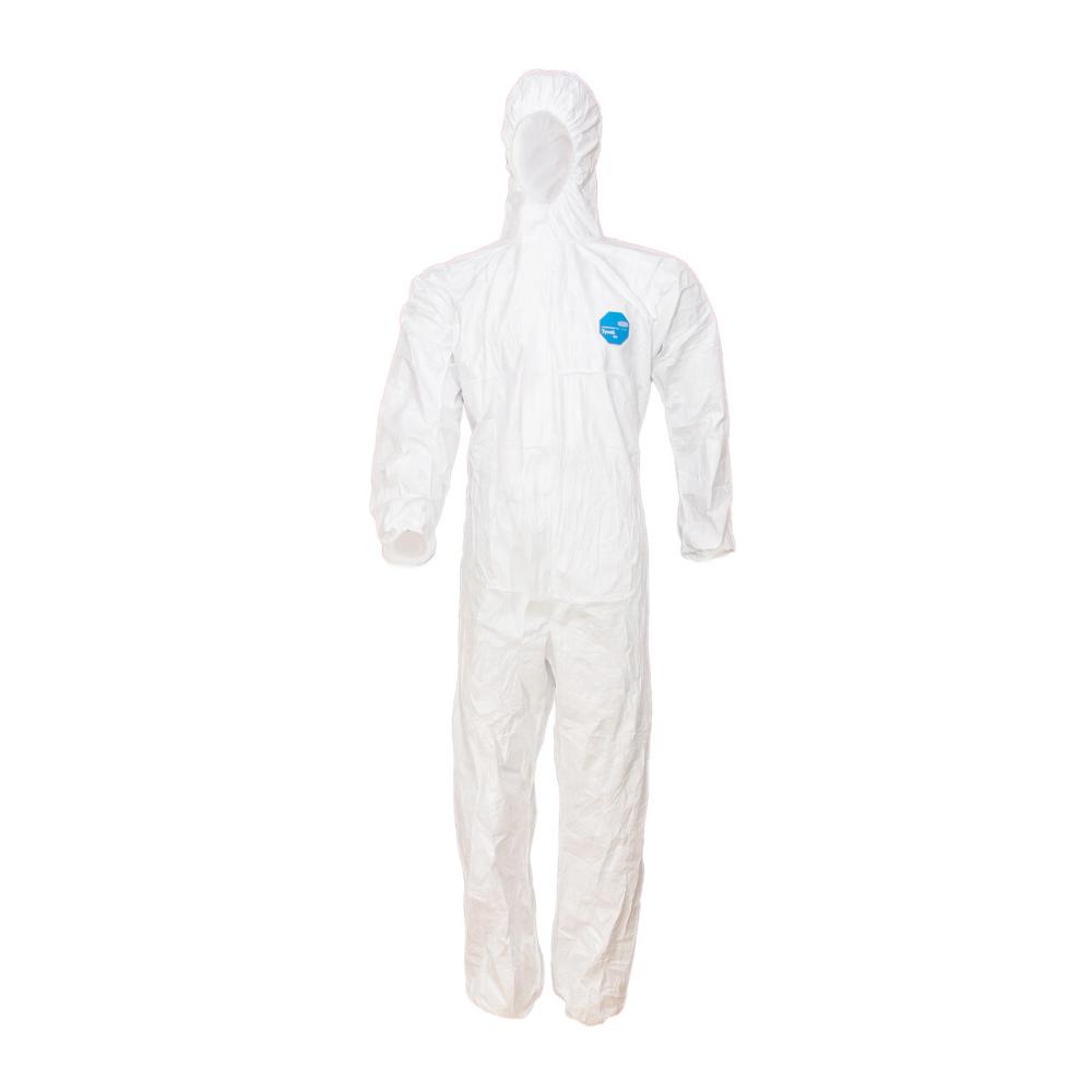 Combinezon de protectie chimica Tyvek, polietilena, antistatic, alb, marimea 2XL