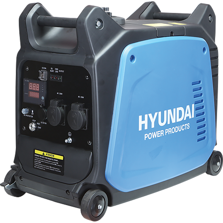 Generator tip inverter Hyundai 3500 XS, 3.5 kW, 2 x 230 V, capacitate rezervor 0.9 l