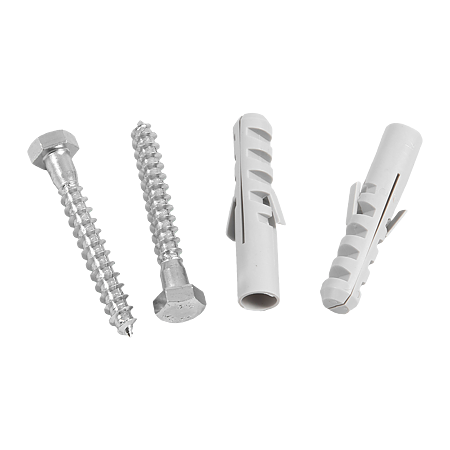 Diblu PP, D: 12 mm, cu surub 8 x 60 mm, 4 BUC