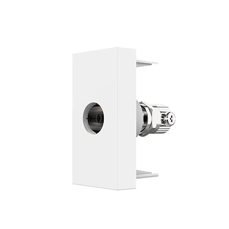 Modul priza TV 1M Livolo VL-FCTV-1WP, policarbonat, alb