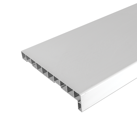 Glaf PVC pentru interior, Helopal, alb, 250 x 2975 mm