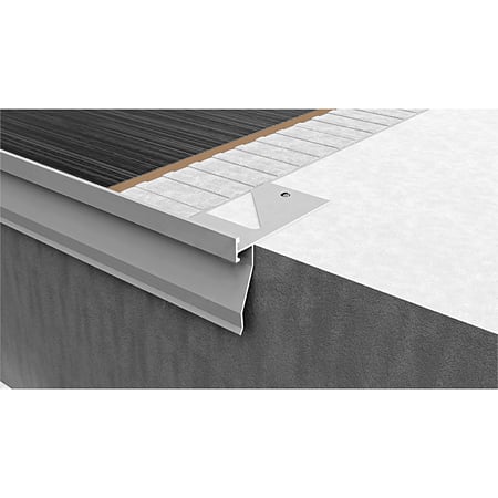 Profil picurator din aluminiu SET S101, oliv, 64 x 92 x 2000 mm