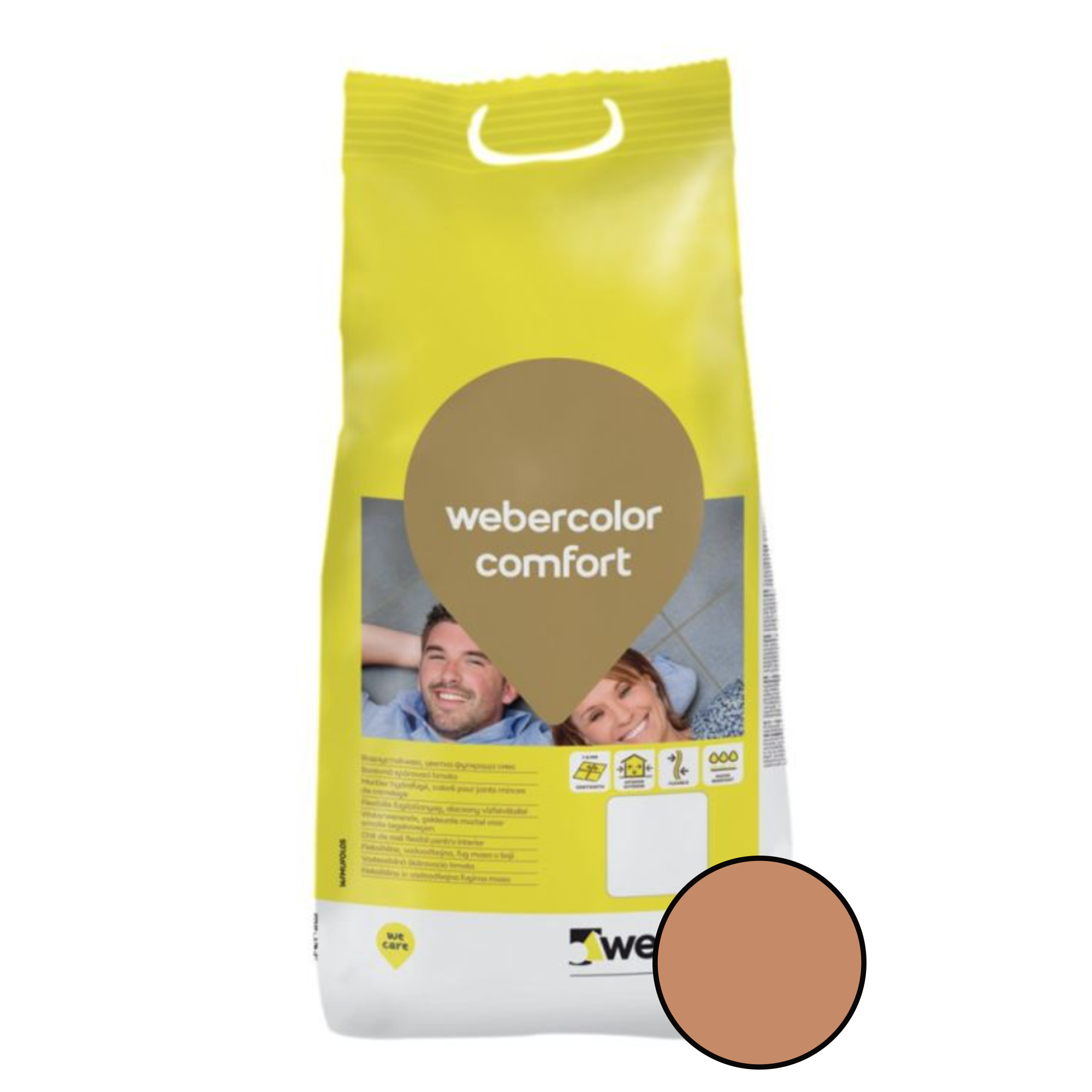 Chit de rosturi Weber Color Comfort interior/exterior Chest Nut 2Kg