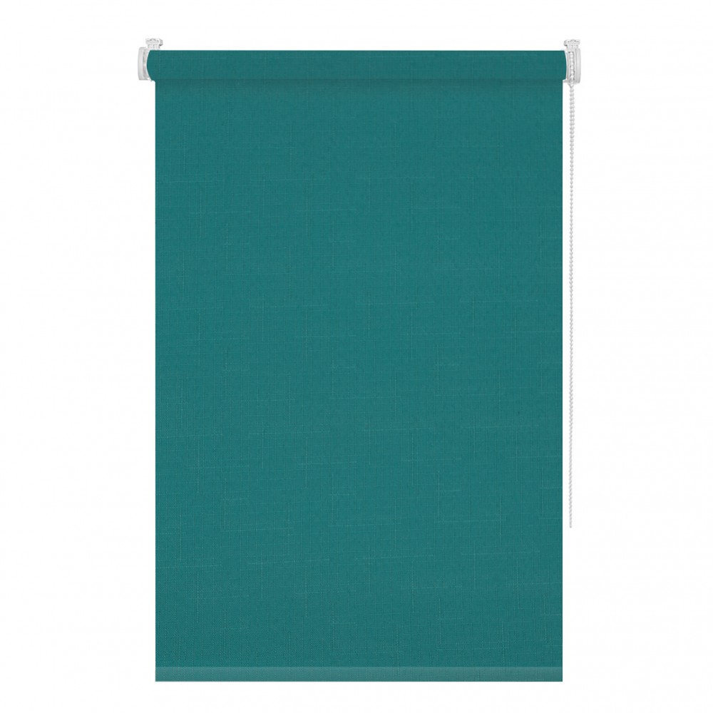 Rulou textil translucid Romance Clemfix Colors K11, 62 x 160 cm, bleu turcoaz 160