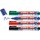 Marker pentru table/sticla Edding 360, 1.5-3 mm, multicolor 4 buc/set