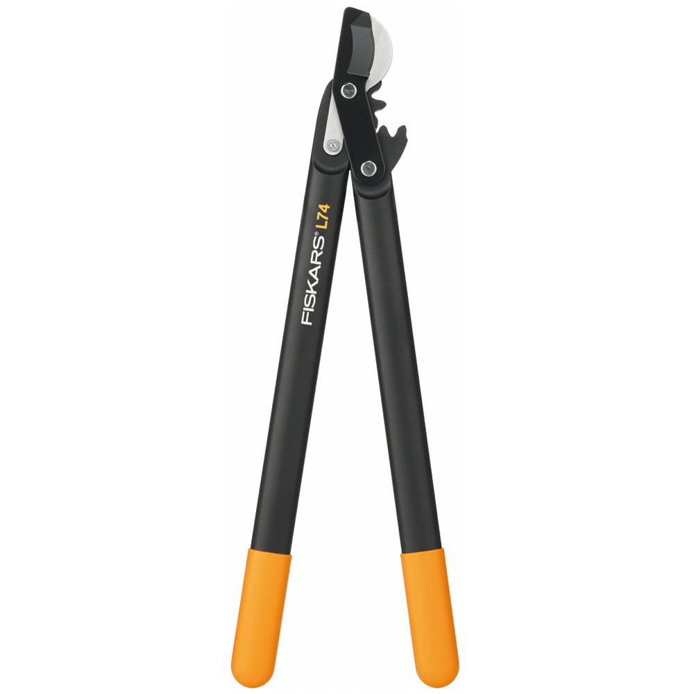 Foarfeca gradinarit Fiskars Power Gear L74, manere ergonomice, 545 mm, negru