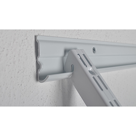 Sina orizontala pentru sustinere vergea, metal, gri, 2032 mm lungime