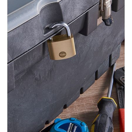 Lacat din alama Yale Standard Protection, 35mm, 3 chei