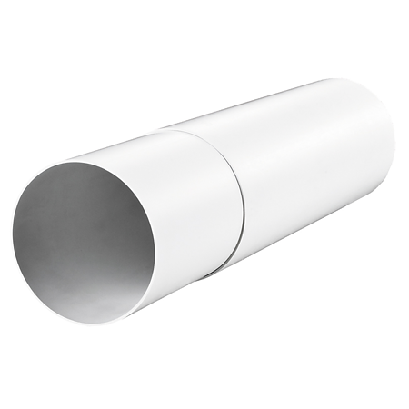 Tub telescopic Vents, PVC, alb, L 300-500mm, diametru 100 mm 