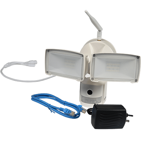 Sistem de iluminare LED IP65 3 in 1 cu camera IP integrate HD 720P, CV-More Security Smart LED Light