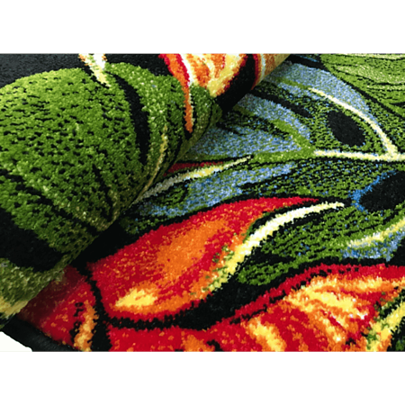 Covor Kolibri 11428-180, 100% polipropilena friese, model tropical, 200 x 300 cm