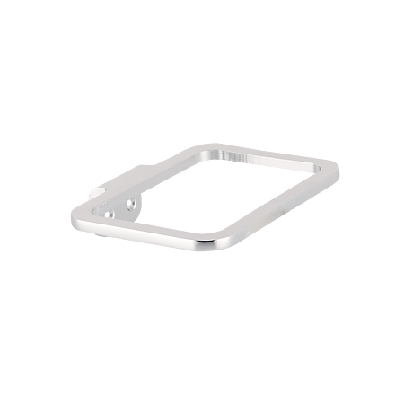 Savoniera de perete Romtatay Flat, ceramica, alb, 10,5 x 3,5 x 13 cm