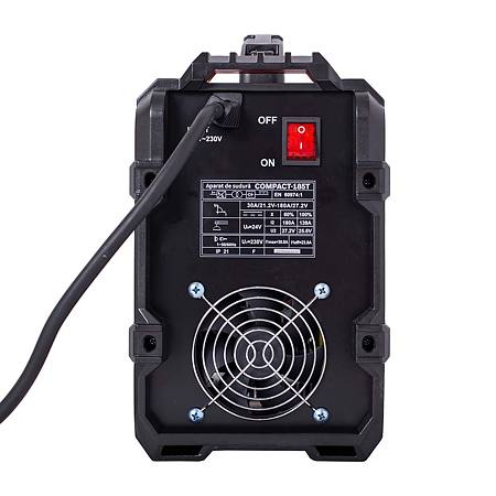 Invertor sudura Tehnoweld Compact-185T, reglaj curent, controlul transferului materialului de adaos, 230 V Invertor sudura Tehnoweld Compact-185T, reglaj curent, controlul transferului materialului de adaos, 230 V