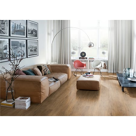 Parchet laminat 8 mm Egger NatureSense Aqua Stejar Melba maro EL2418, nuanta medie, clasa de trafic 32, Aqua CLIC it! , 1292 x 193 mm