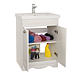 Mobilier baie Badenmob Seria 772, baza cu lavoar, MDF/PAL, alb, 60 x 45.5 x 83 cm