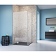 Cabina dus Radaway Torrenta KDJ, montaj stanga, sticla 6 mm, transparent, 90 x 90 x 1950 cm