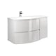 Lavoar Savini Due Armonia, compozit, asimetric, 105 x 13.2 x 50.5 cm