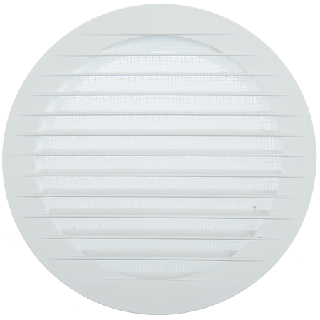Grila ventilatie circulara cu plasa de insecte Dospel KRO 150, ABS, 150 mm, alb