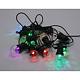 Ghirlanda luminoasa exterior, party lights, 10 LED-uri RGB, 7.5 m