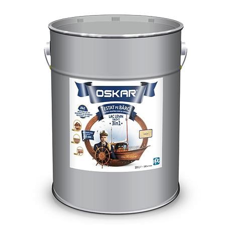 Lac pentru lemn OSKAR Lac Lemn Yacht 3 in 1, interior si exterior,  incolor, 10 l