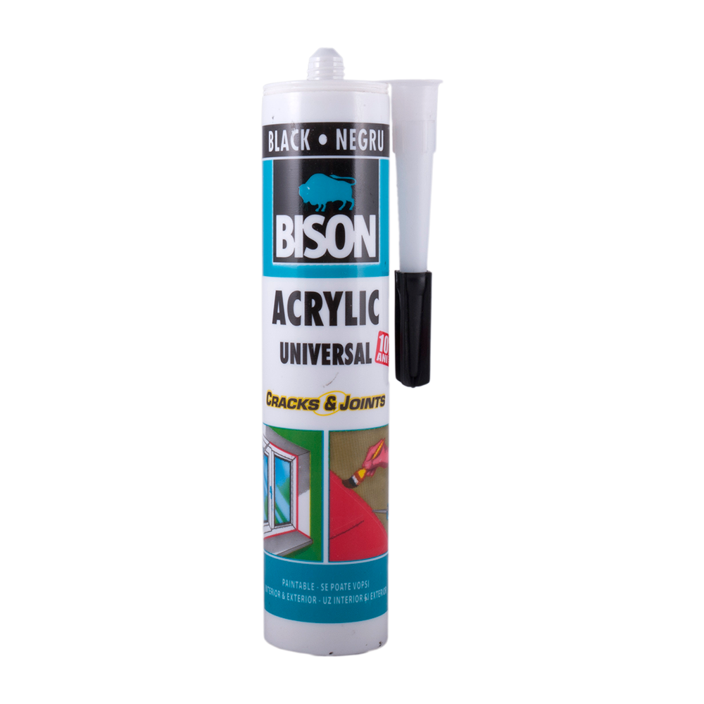 Silicon Acril Bison negru 300 ml