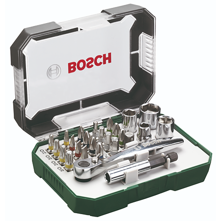 Set capete surubelnite Bosch 2607017322, 26 piese
