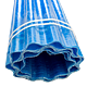 Rulou Fibra de Sticla ondulat albastru 2 x 20 m