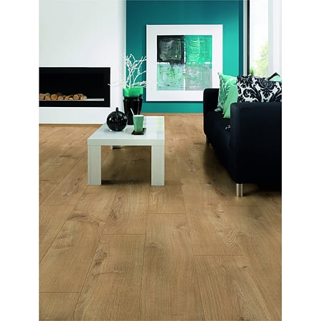 Parchet laminat 8 mm Kronospan Sherwood Oak 5985, nuanta medie, clasa de trafic 32, twin-click, 1285 x 192 mm