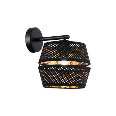 Aplica Freya AP1, KL101058, 1xE27, negru-auriu