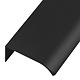 Maner cant aluminiu Teko 1945, negru mat, M4, 160 mm