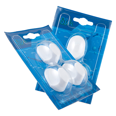 Set 3 carlige Bisk, accesorii pentru baie, polipropilena, alb, 3 x 5 x 2 cm