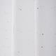 Perdea Sequin 011, poliester, model geometric, alb, 140 x 260 cm