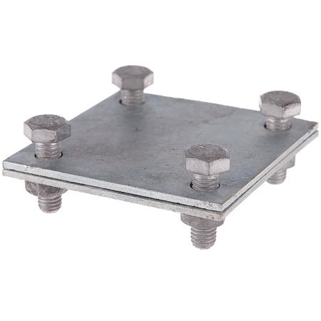 Piesa legatura cruce pentru platbanda, fara placa intermediara, otel zincat, 70 x 70 x 30 mm Piesa legatura cruce pentru platbanda, fara placa intermediara, otel zincat, 70 x 70 x 30 mm