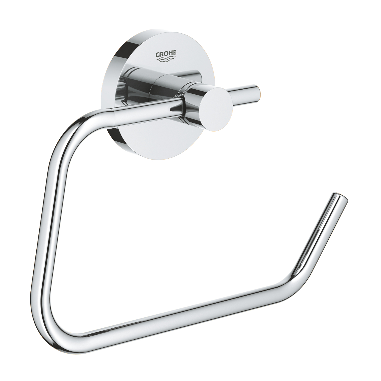 Suport hartie igienica Grohe Essentials, metal, argintiu, 16.7 x 11.9 x 4.4 cm