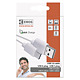 Cablu USB Emos 2.0 A/M-C/M, alb, 0.2 m