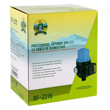 Prescontrol automat cu manometru EPC-2.1, racord 1", presiune maxima 10 bar