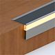 Profil banda LED pentru treapta 81261MKR2, aluminiu, incorporabil, mat, argintiu, 61 x 2500 mm