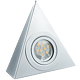 Spot piramidal aluminiu fara switch lumina rece