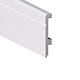 Plinta pardoseala Zircon 100, polimer dur, rezistenta la apa, alb, 2200 x 100 x 16 mm
